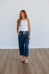 Making Things Right Pants -  Navy