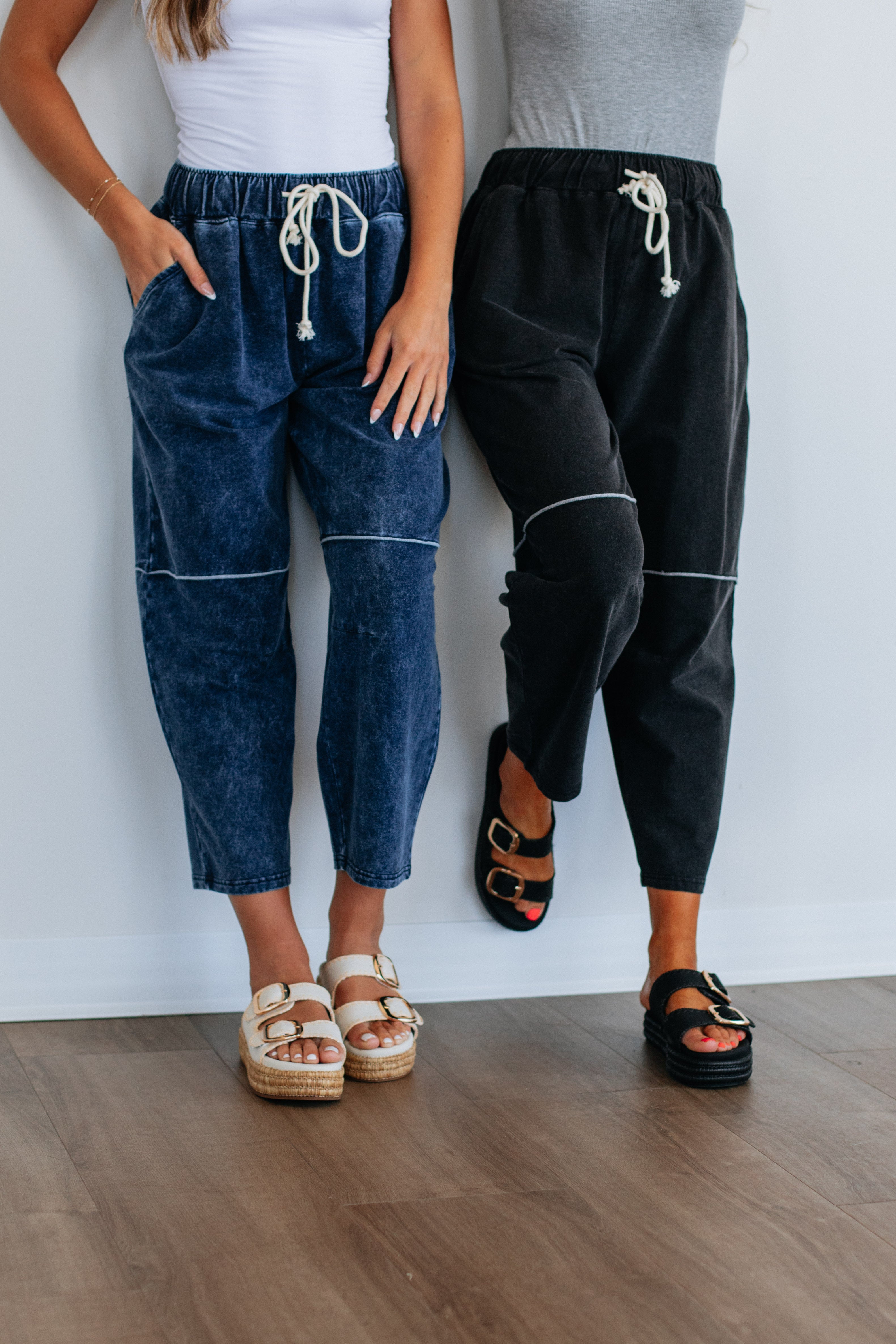 Making Things Right Pants -  Navy