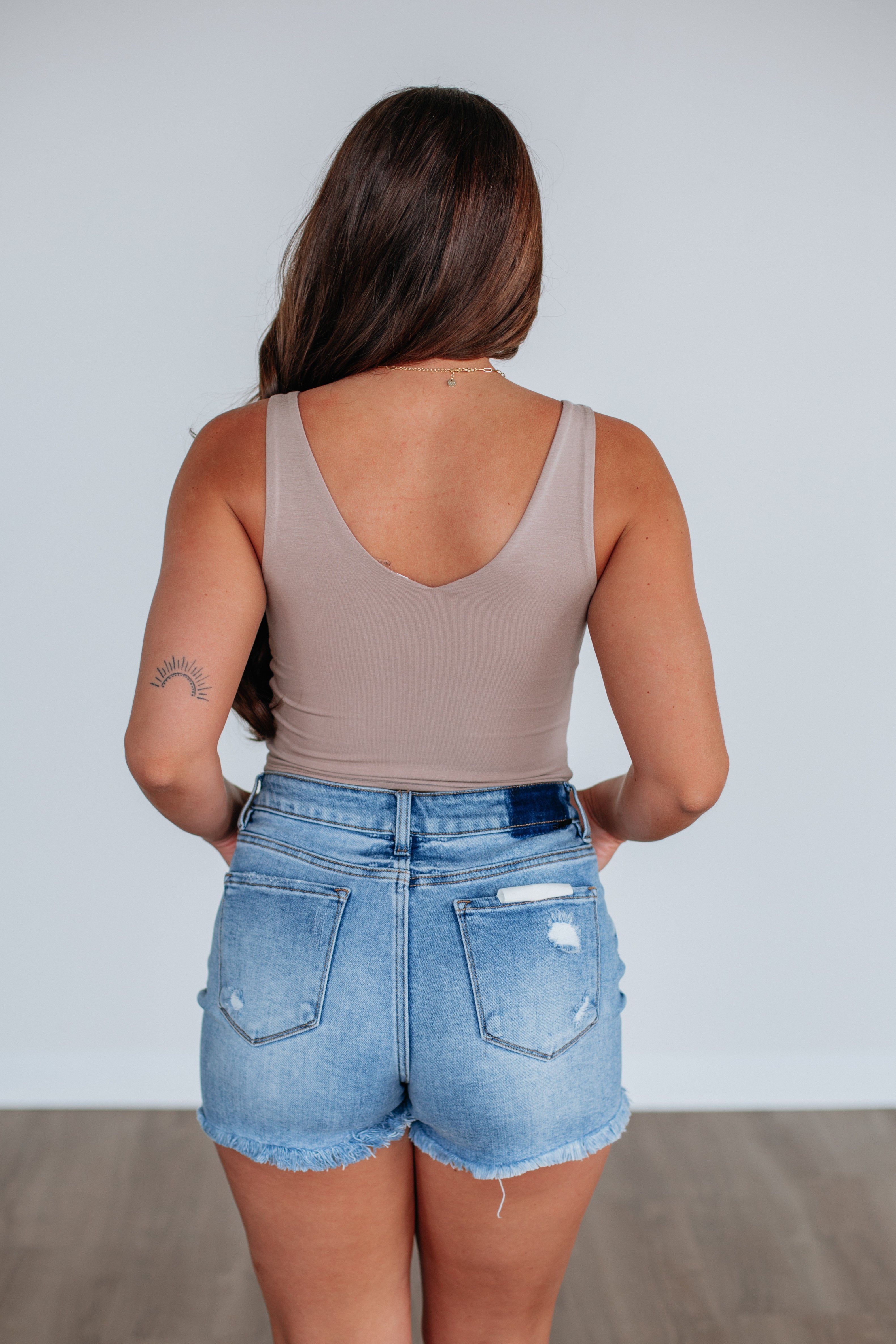 Malina Basic Tank - Taupe