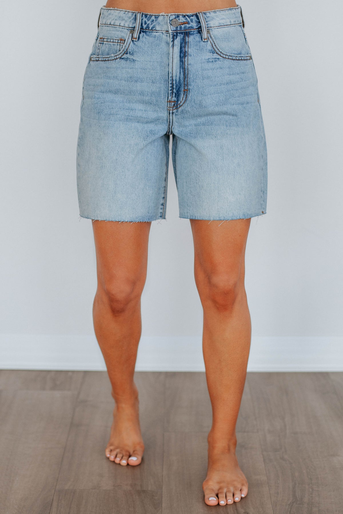 Marlin Hidden Shorts - Light Wash