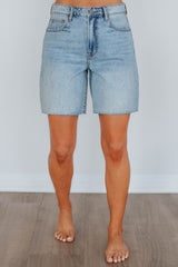 Marlin Hidden Shorts - Light Wash