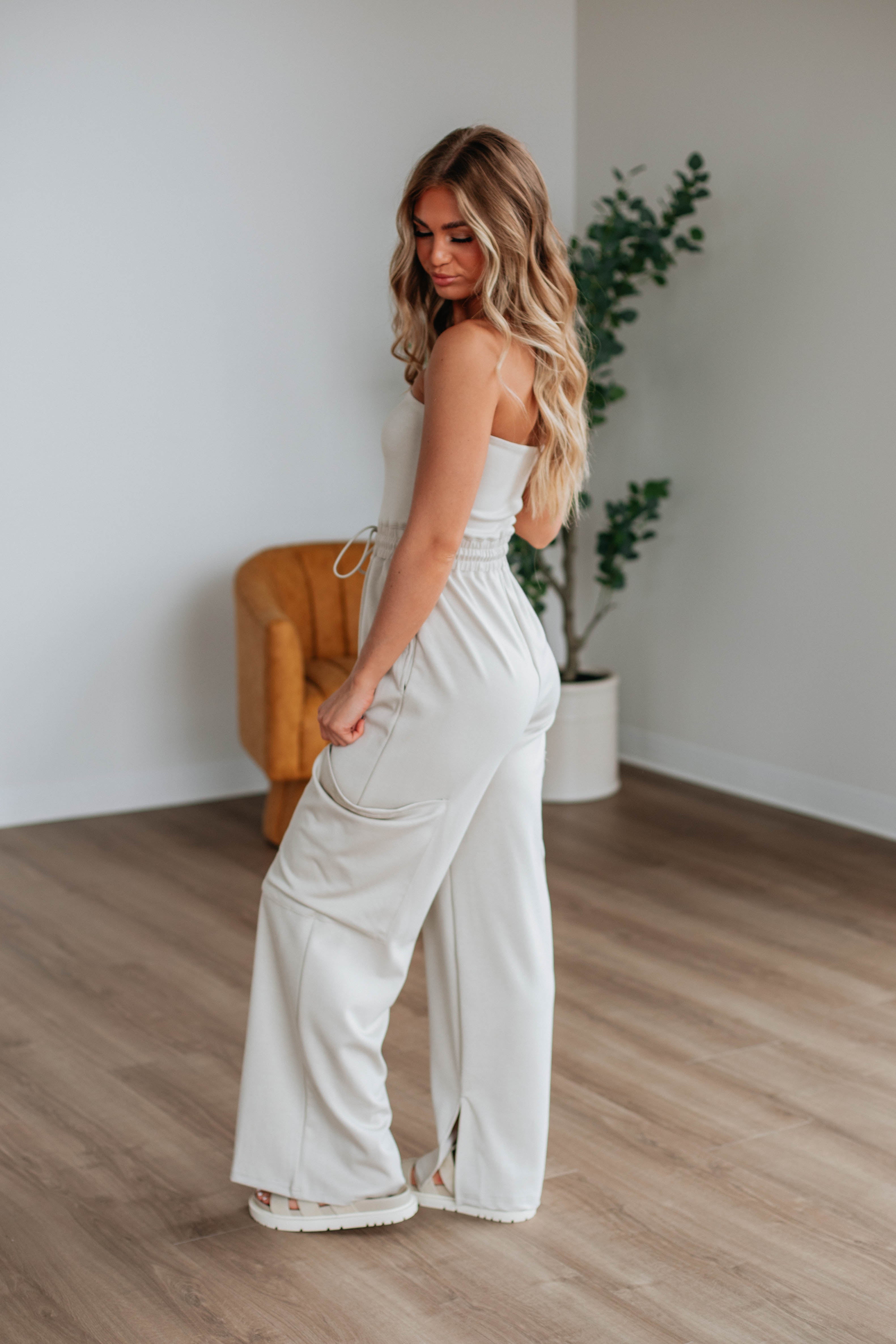 Nevena Jumpsuit - Beige