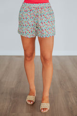 Nonie Floral Shorts - Poppy Mix