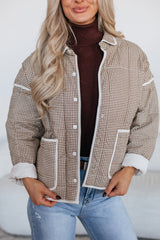 Jenelle Gingham Jacket