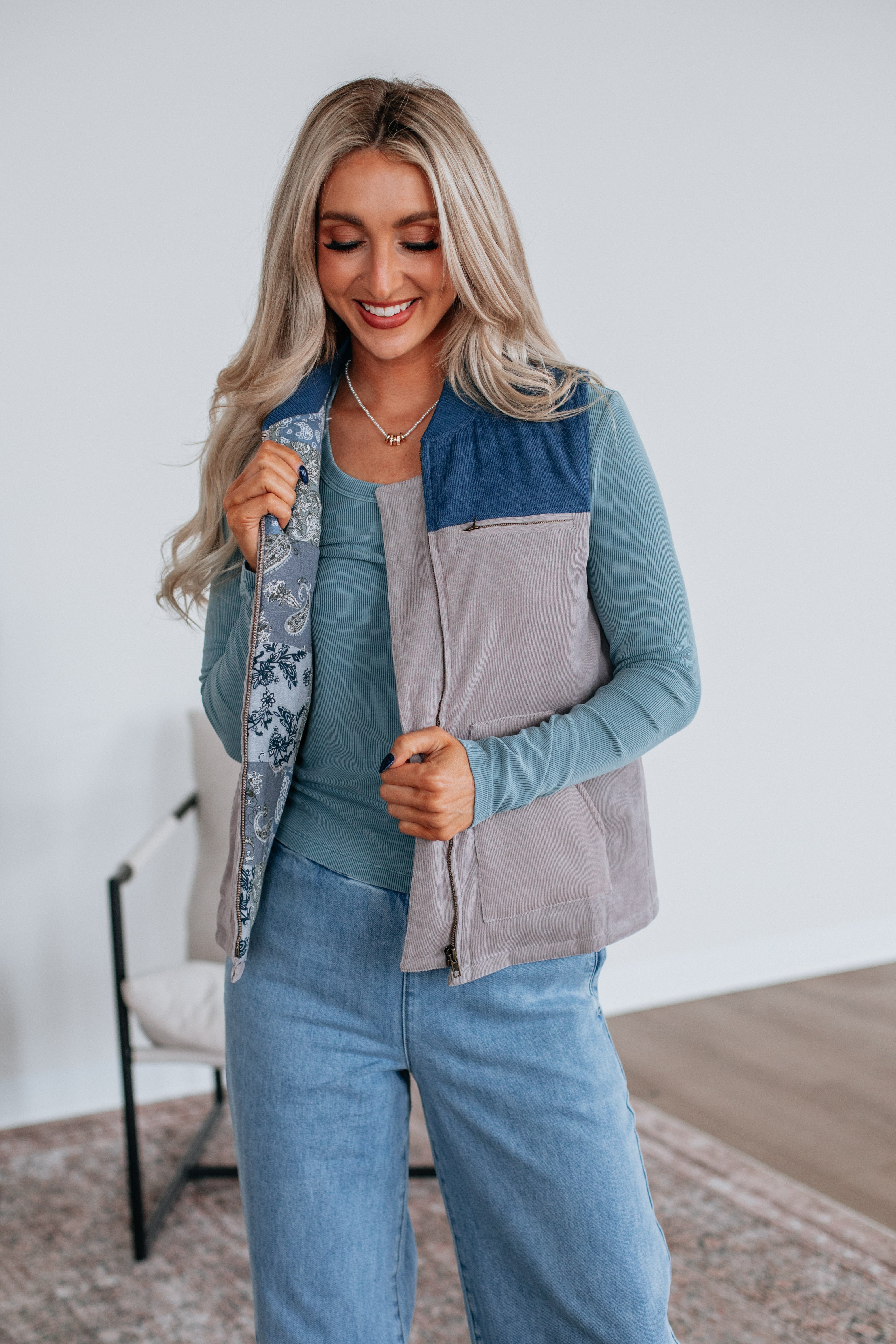Abigail Corduroy Vest