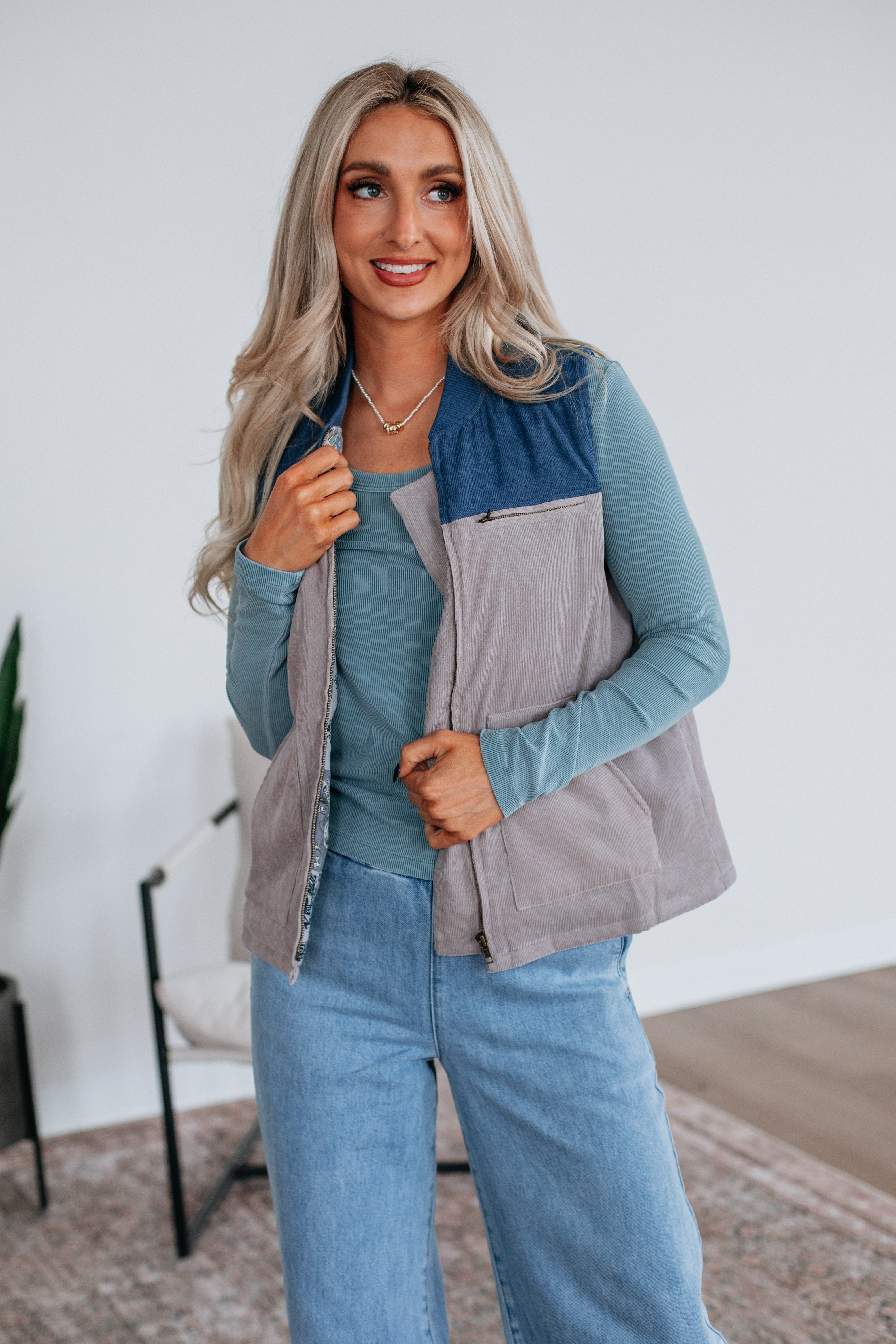 Abigail Corduroy Vest