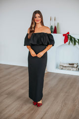 Playing Hard To Forget Dress - Black