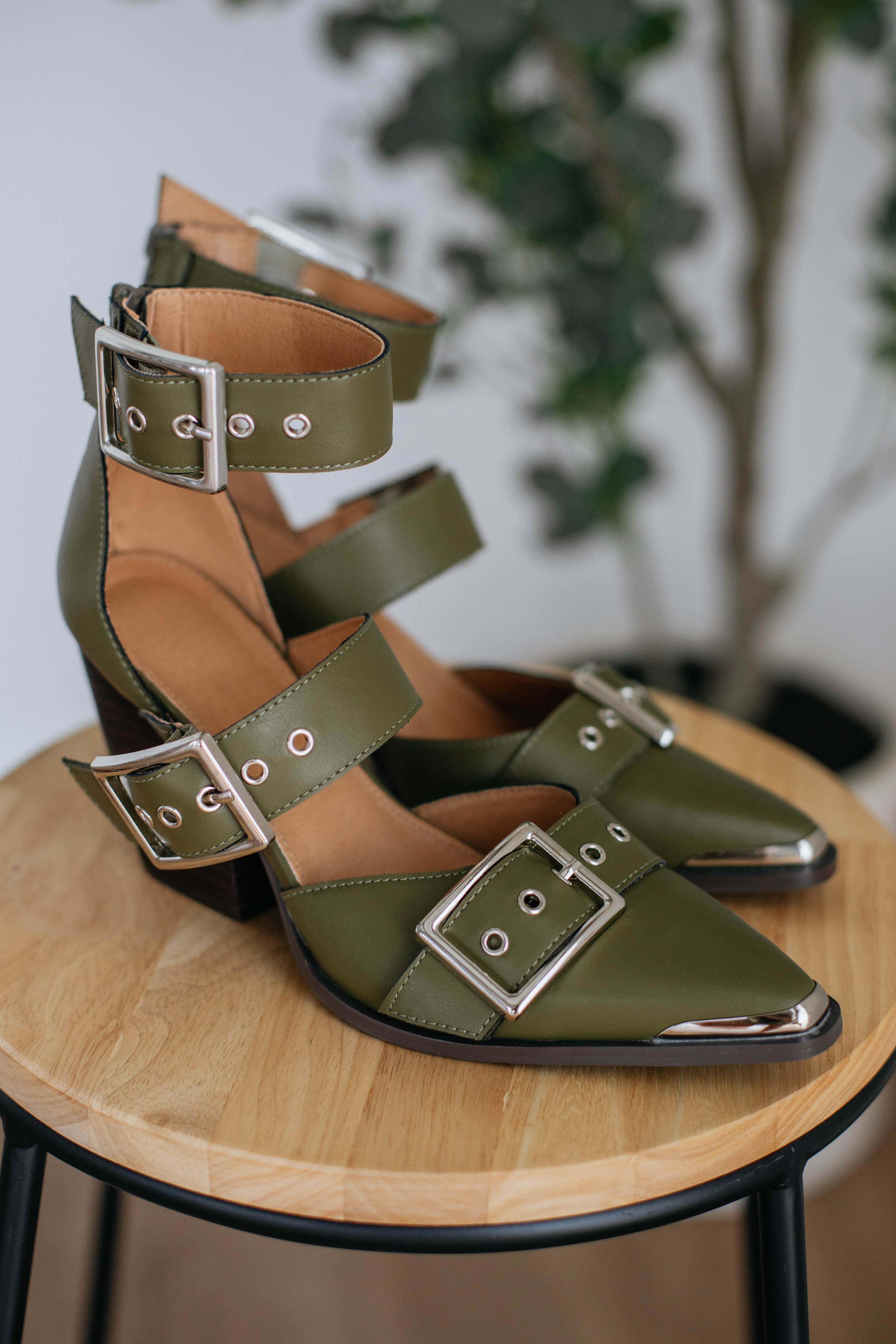 Proving My Point Heels - Olive