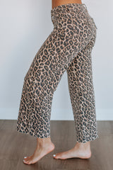 Olivia Vervet Jeans - Leopard