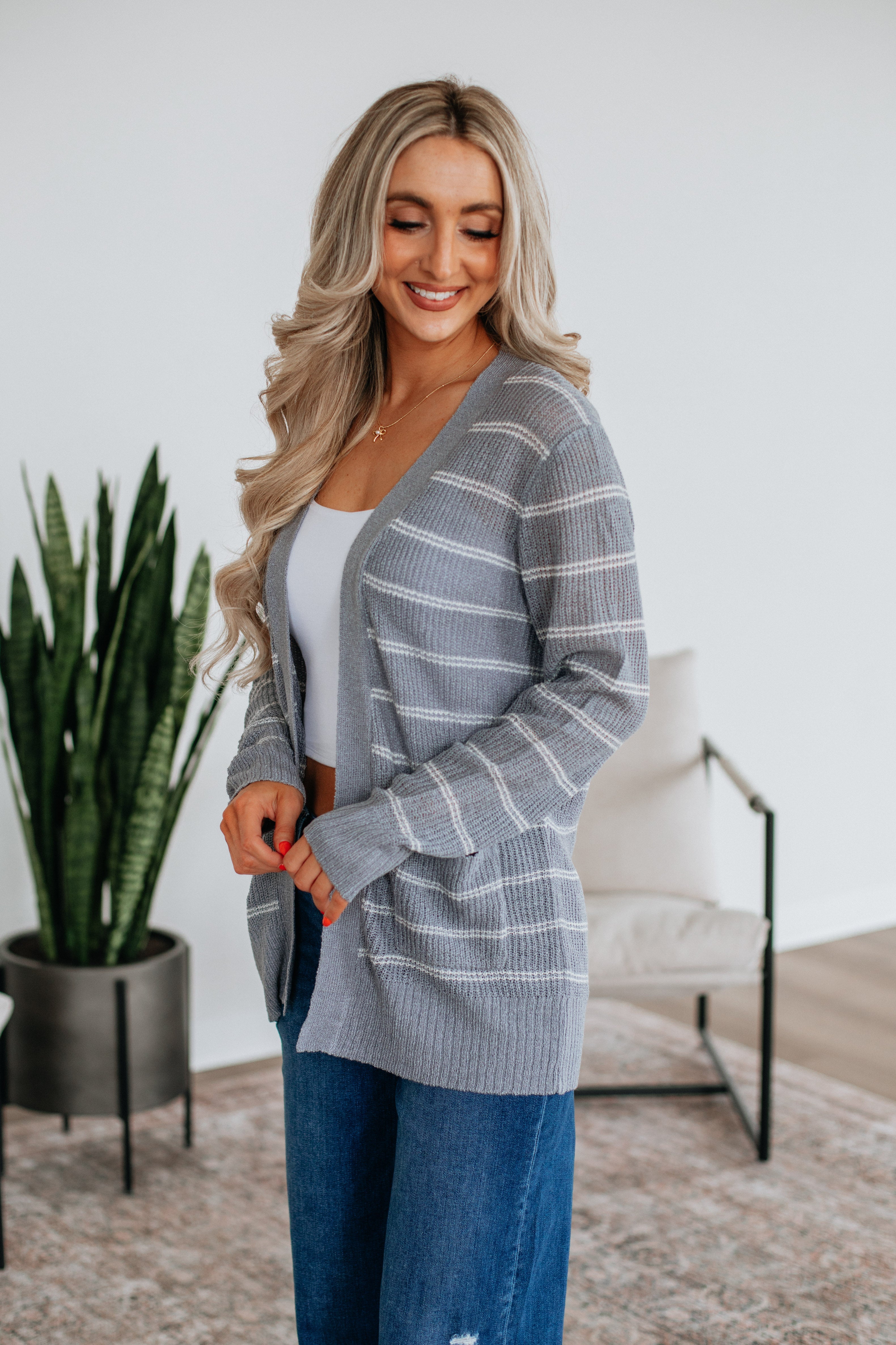 Harleigh Striped Cardigan