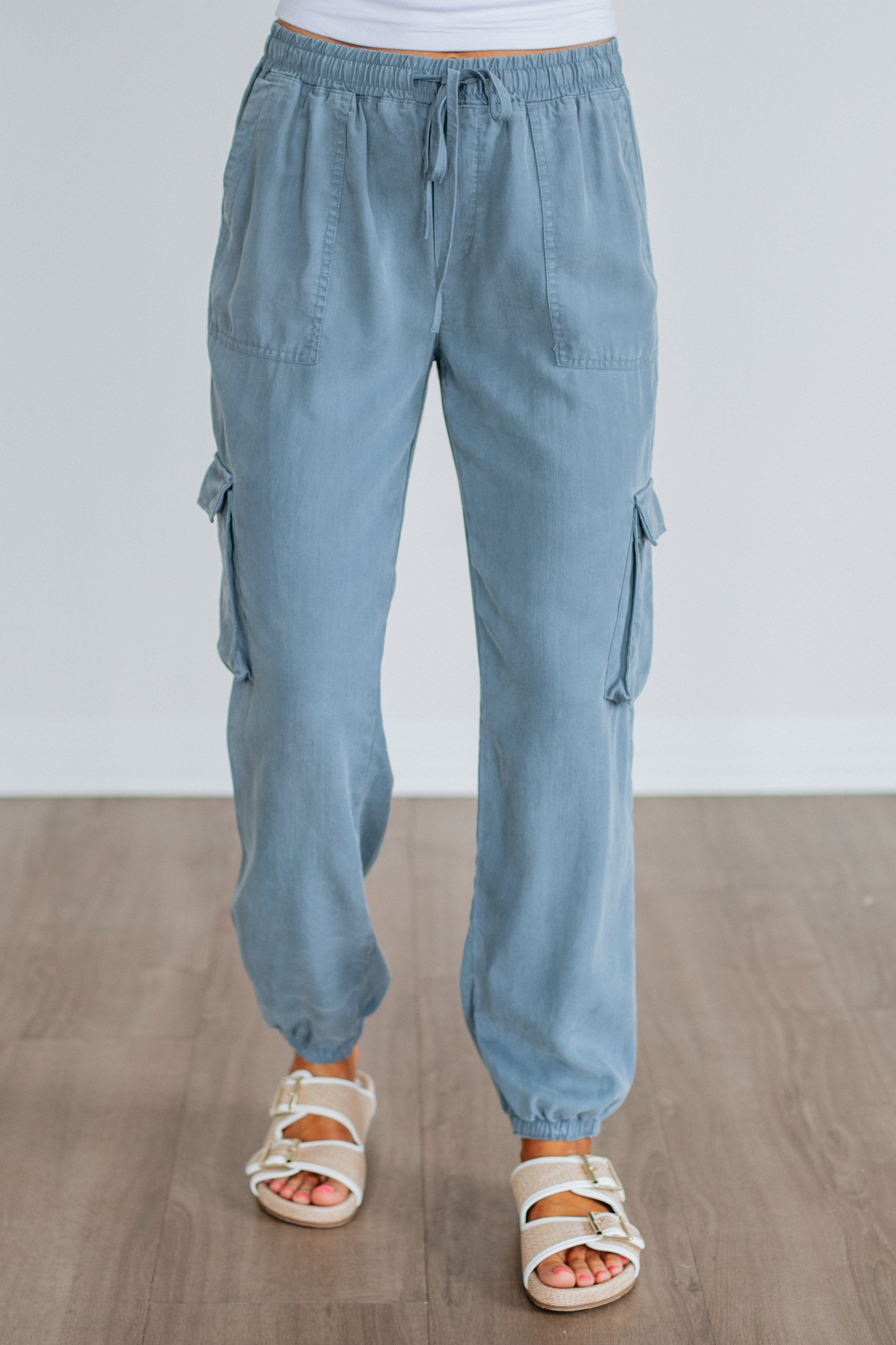 Bodie Cargo Joggers - Slate Blue