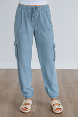 Bodie Cargo Joggers - Slate Blue