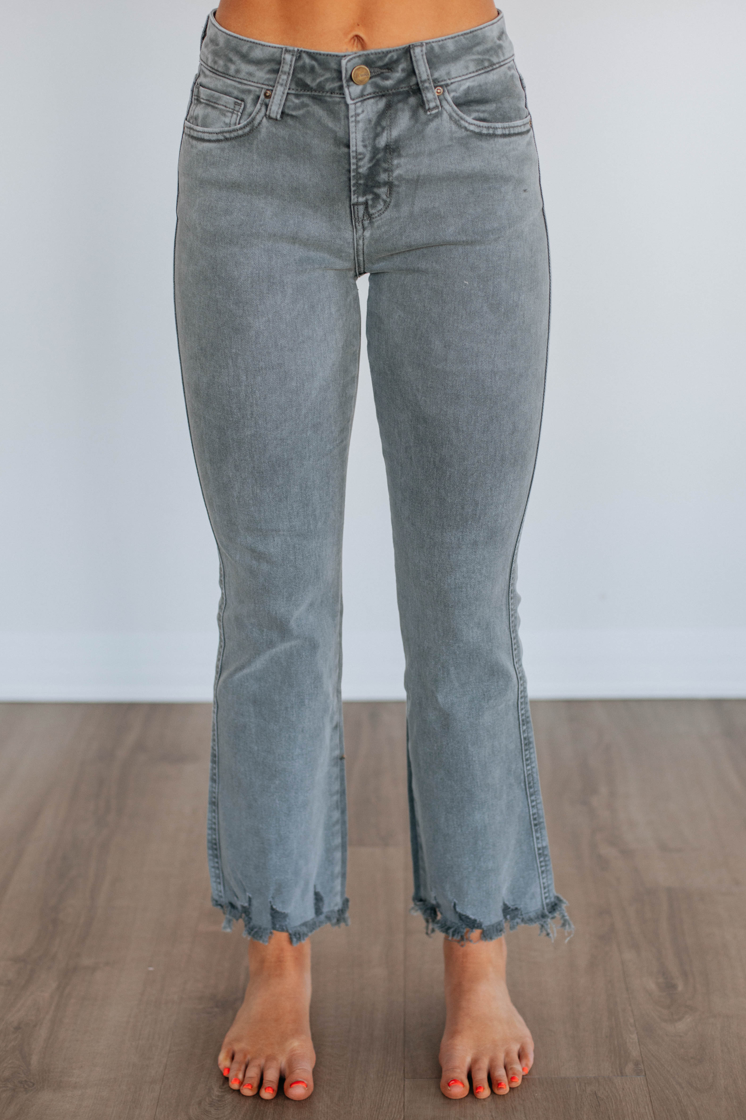 Roxanne Mica Jeans - Charcoal