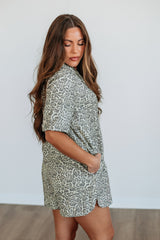 Roz Leopard Romper