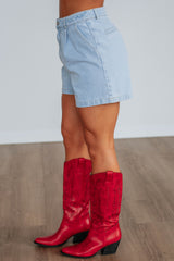 Sawyer Denim Shorts - Light Wash