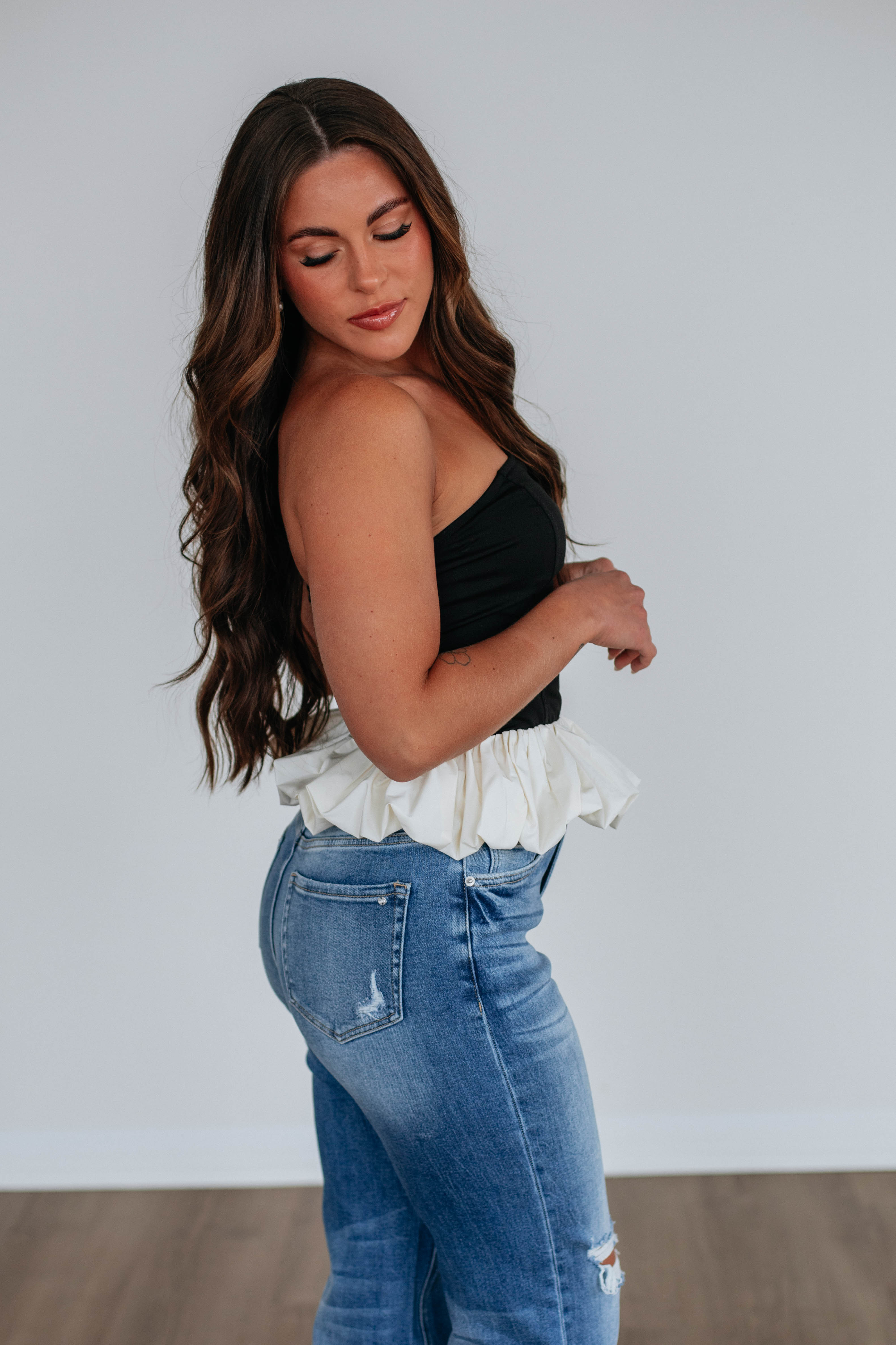 Seren Contrast Top
