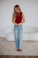 Linsley Wide Leg Pants - Light Wash