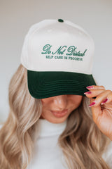 Do Not Disturb Trucker Hat - Forest Green