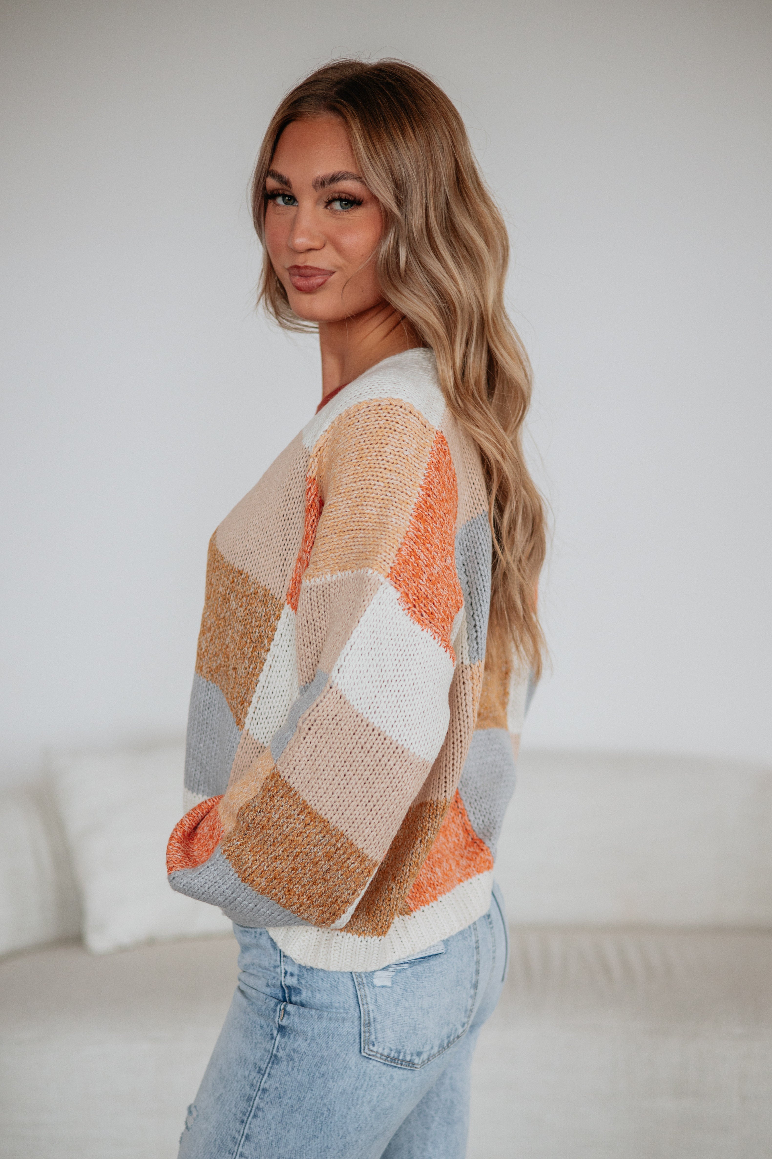 Reina Colorblock Cardigan