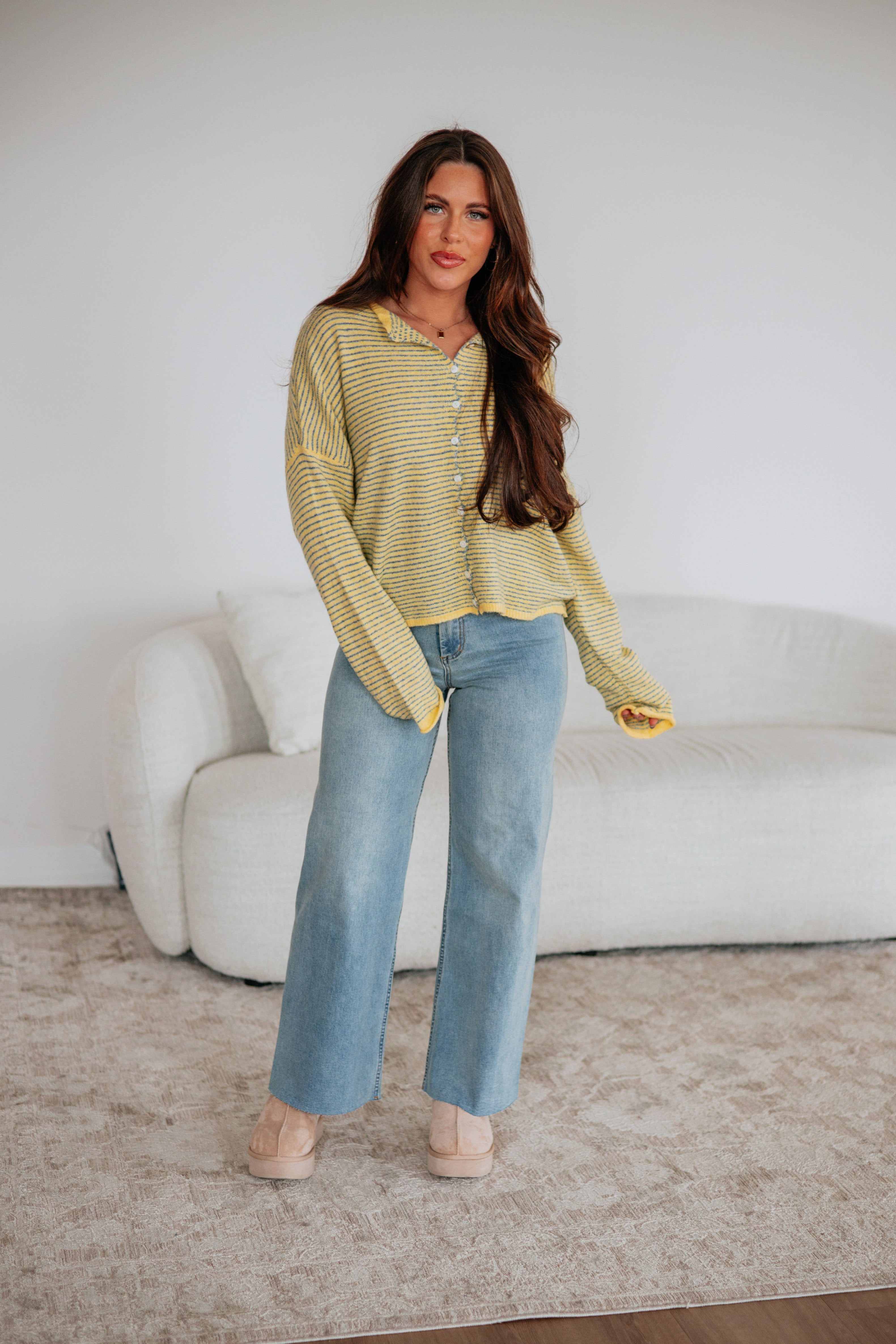 Maegan Striped Cardigan