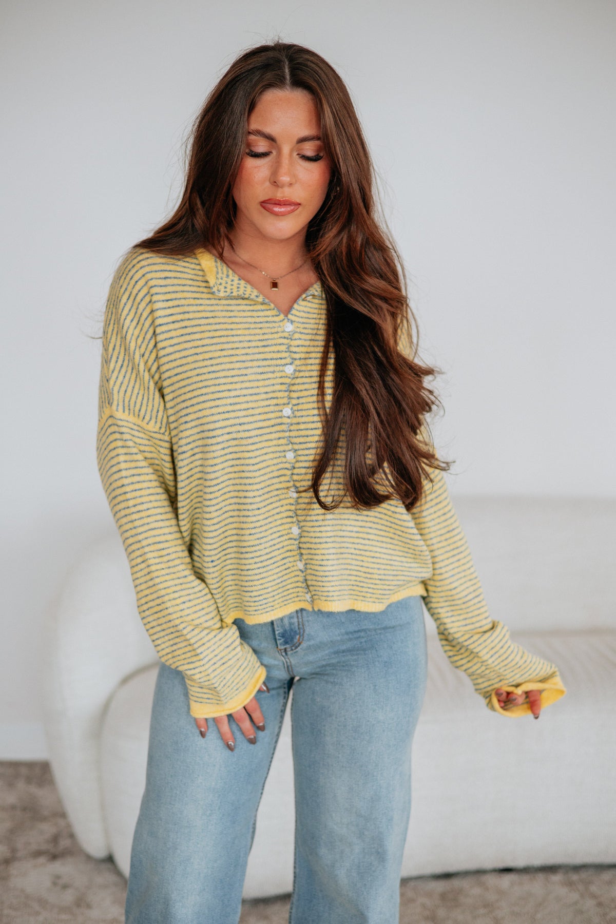 Maegan Striped Cardigan