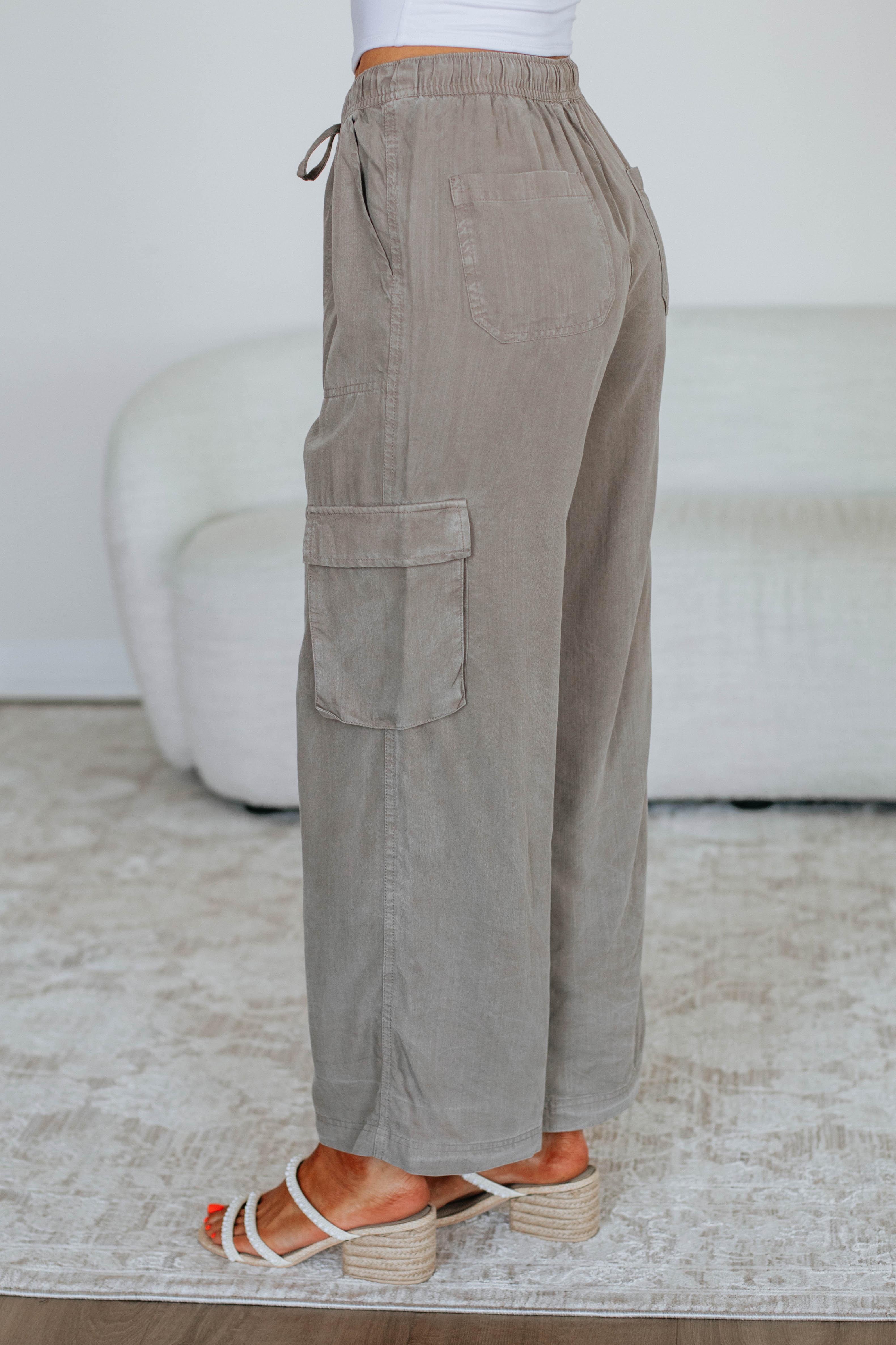 Wylie Cargo Pants - Taupe