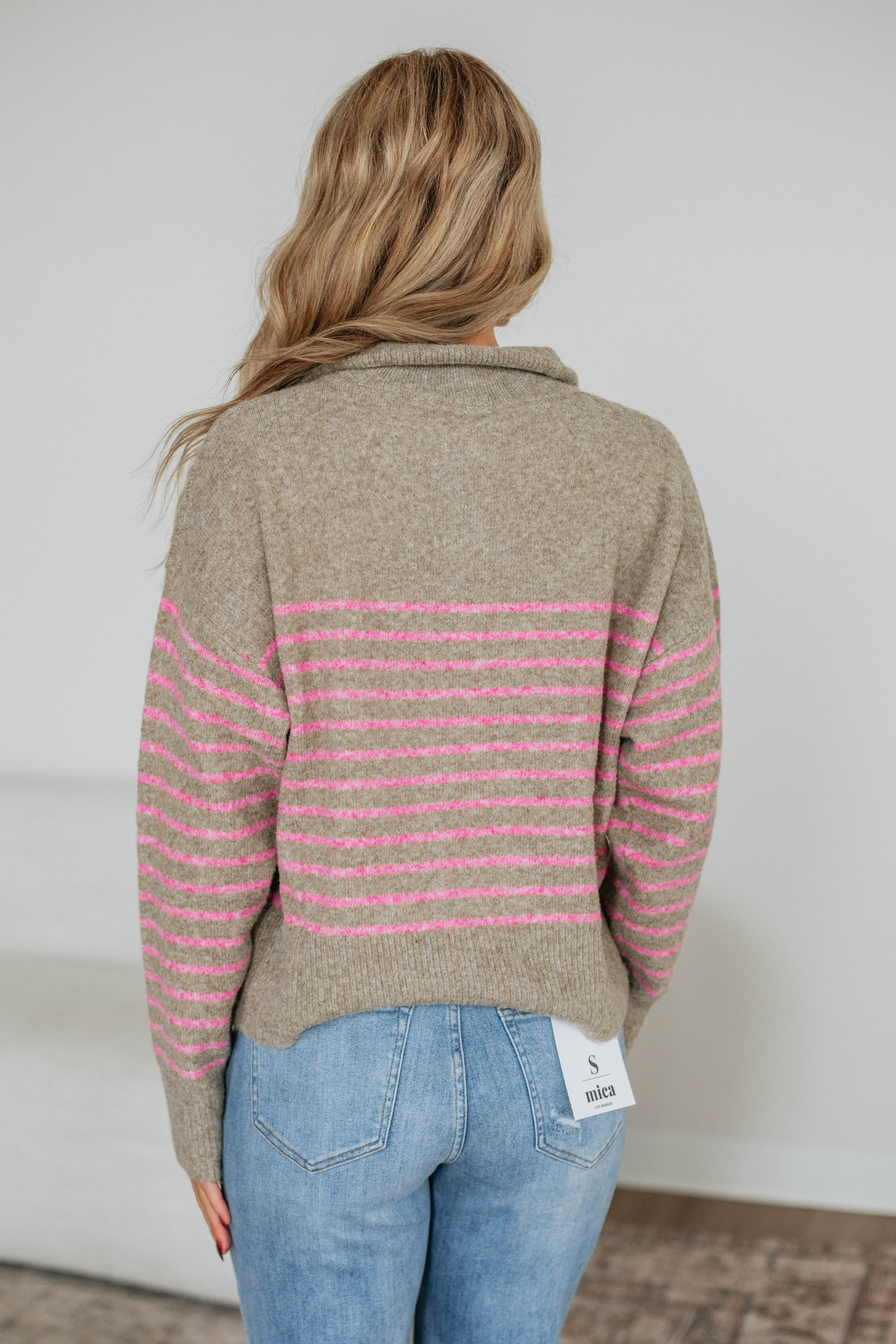 Tristen Striped Pullover