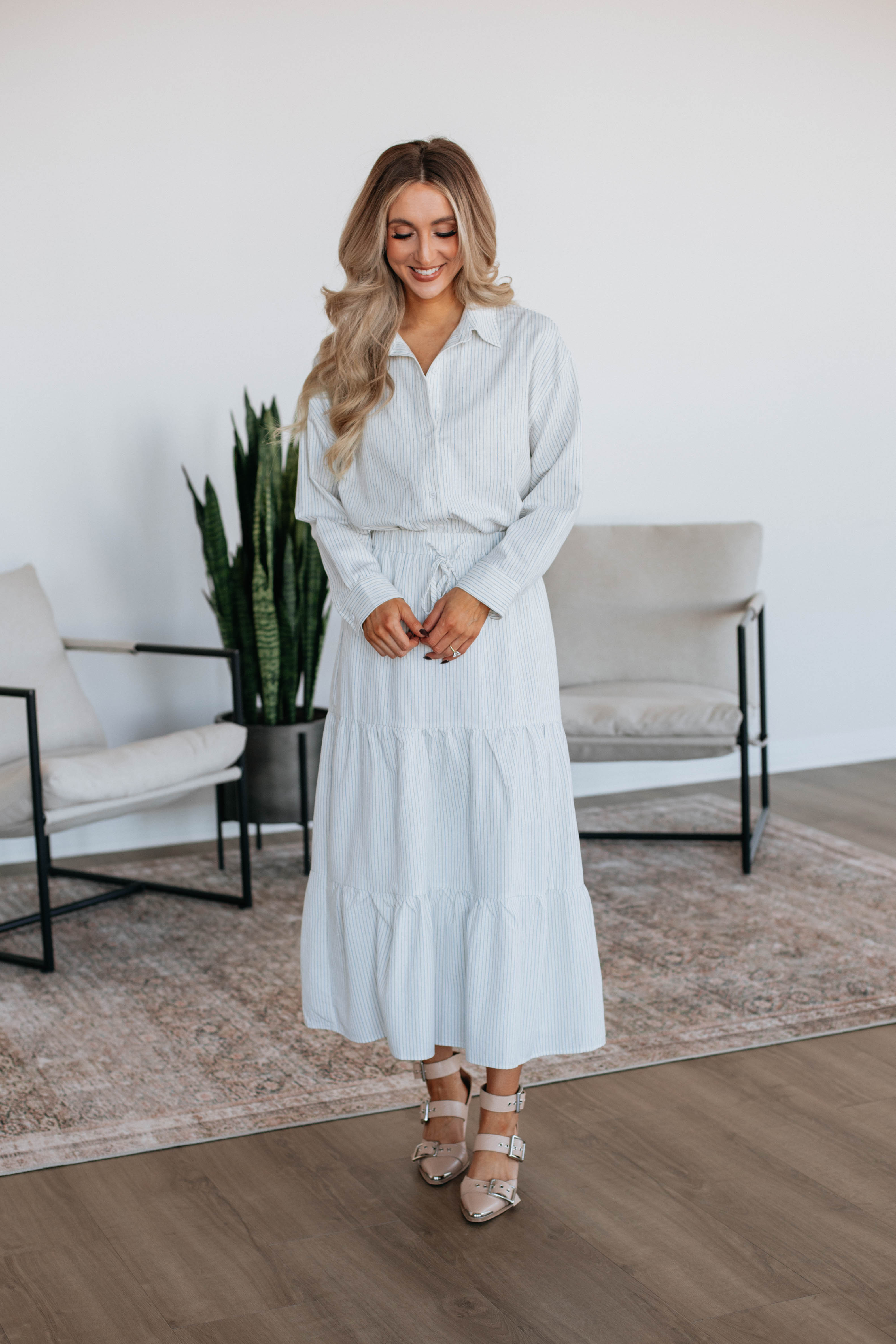 Sylvey Striped Skirt