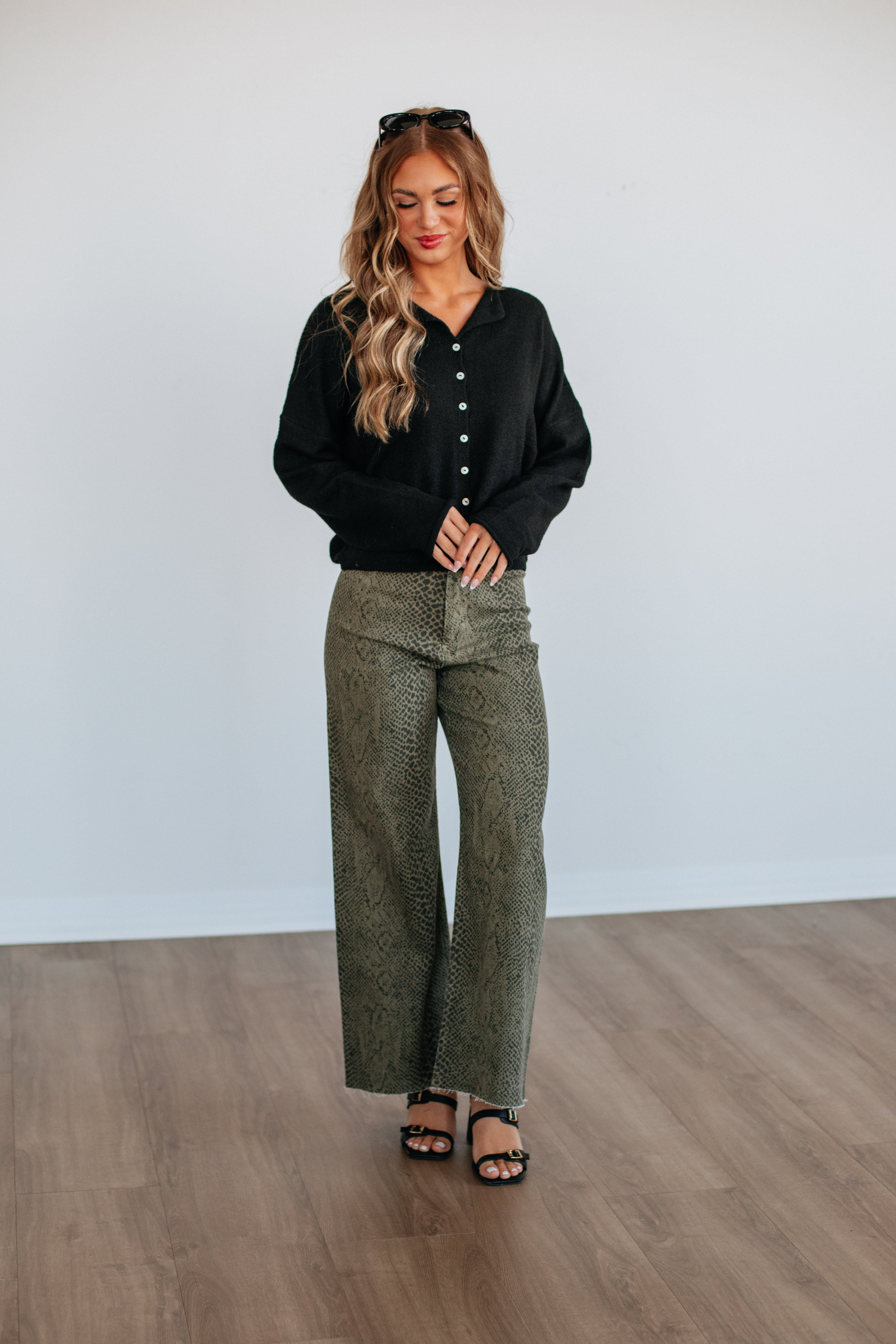 Taking Initiative Wide Leg Pants