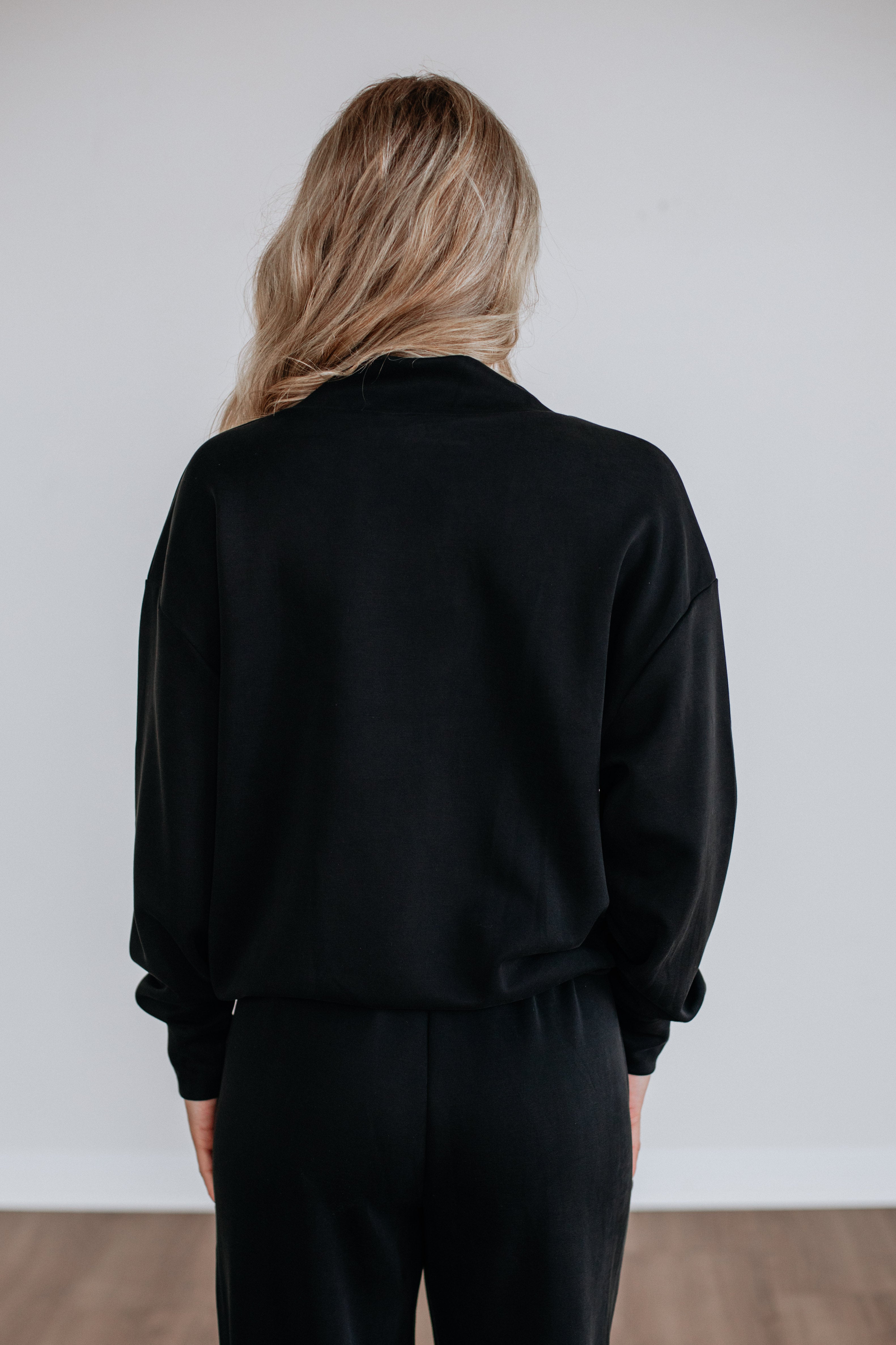 Teleri Lounge Top - Washed Black