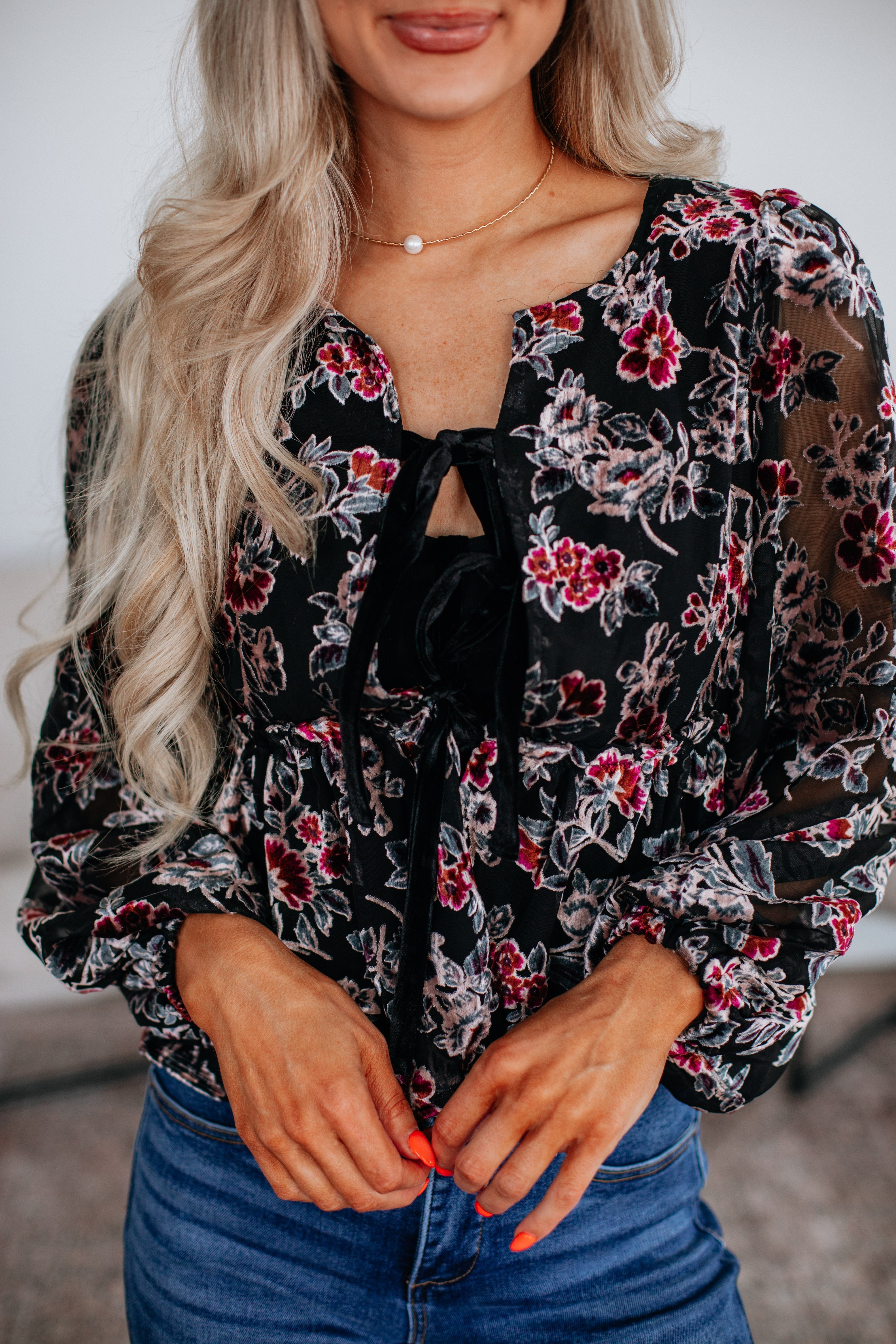 Lesa Floral Top