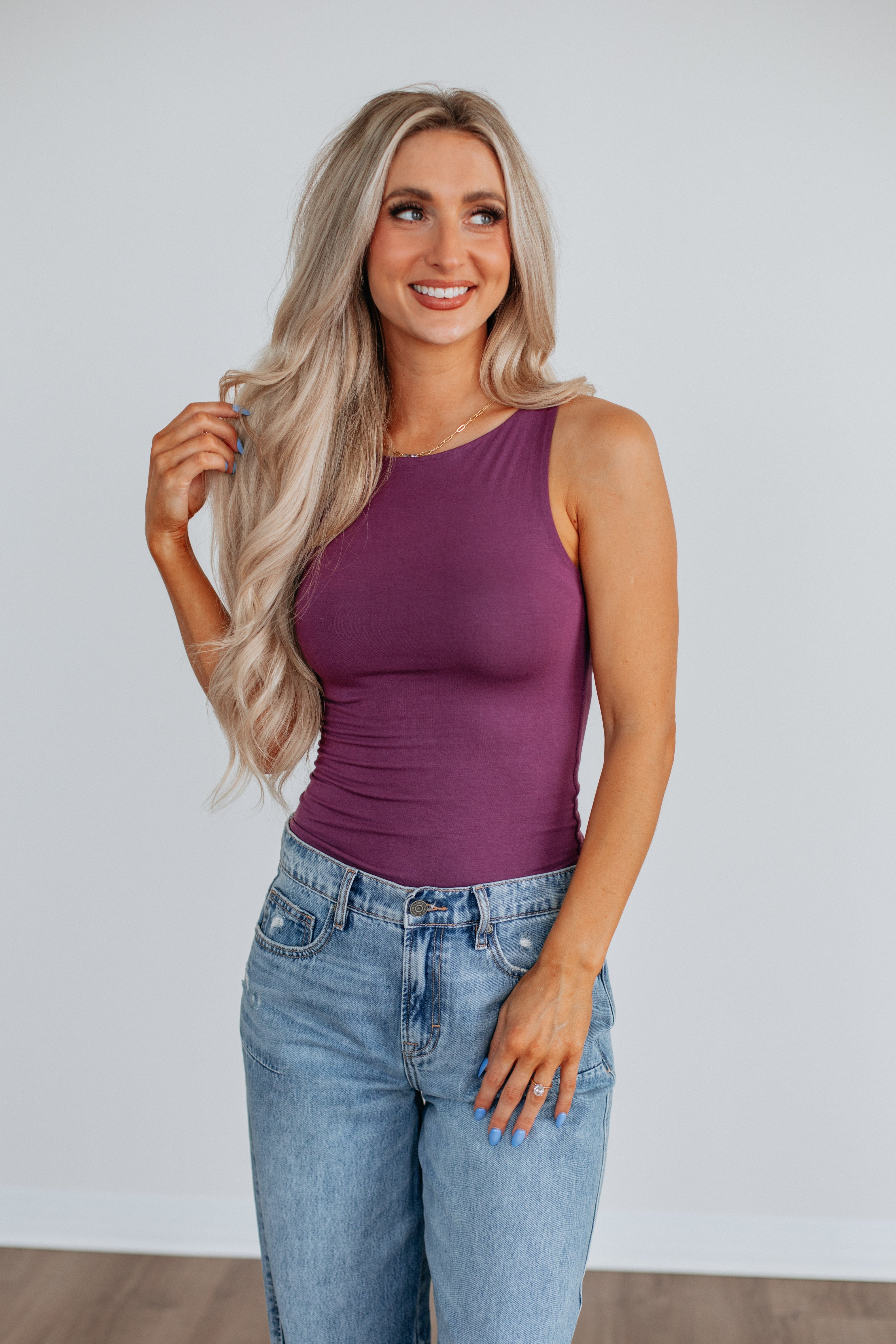 Ariel Basic Tank - Plum