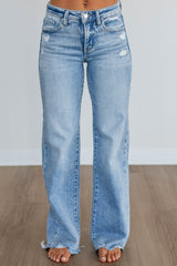 Adelyn Risen Jeans - Light Wash