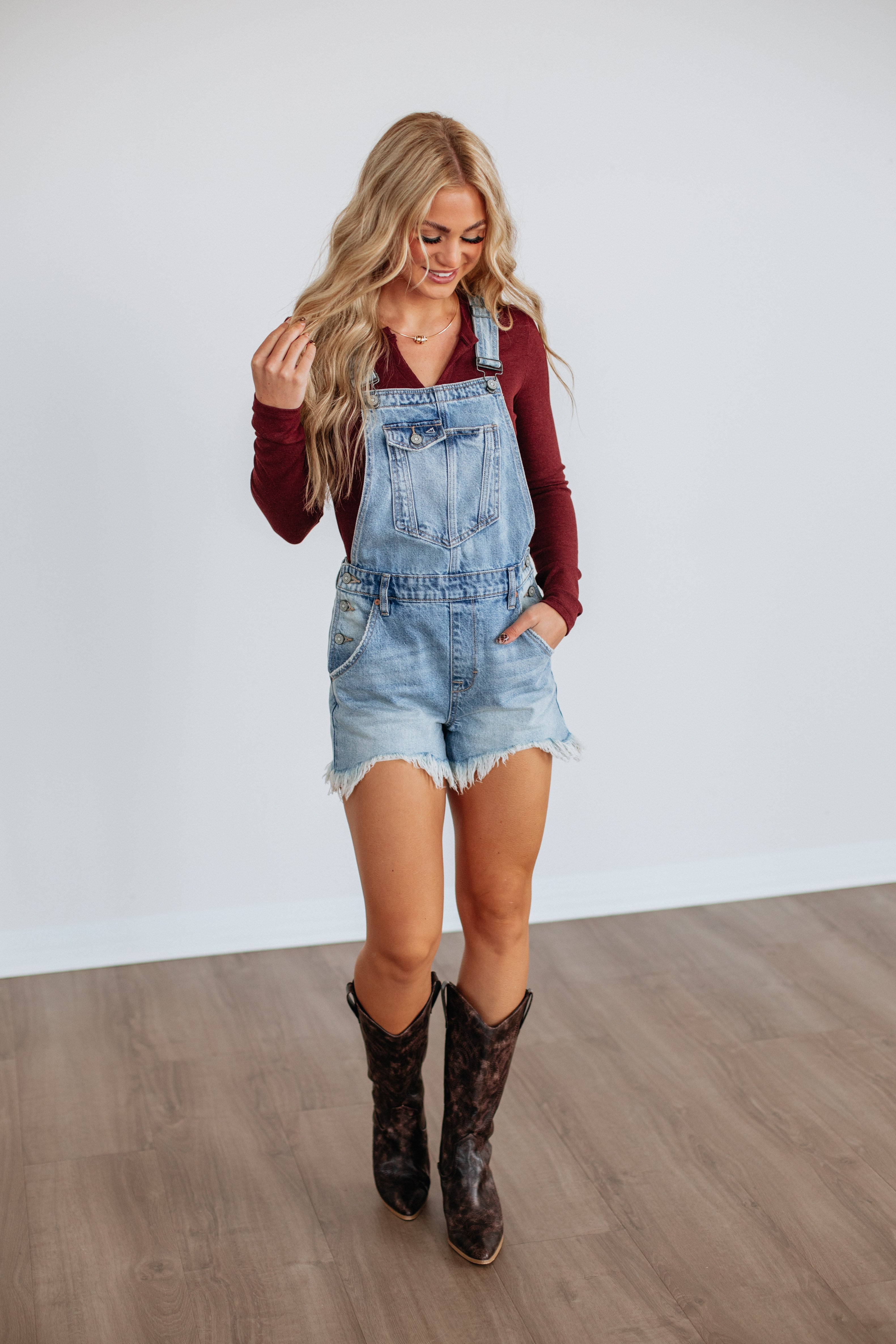 Dylan Hidden Short Overalls - Easygoing
