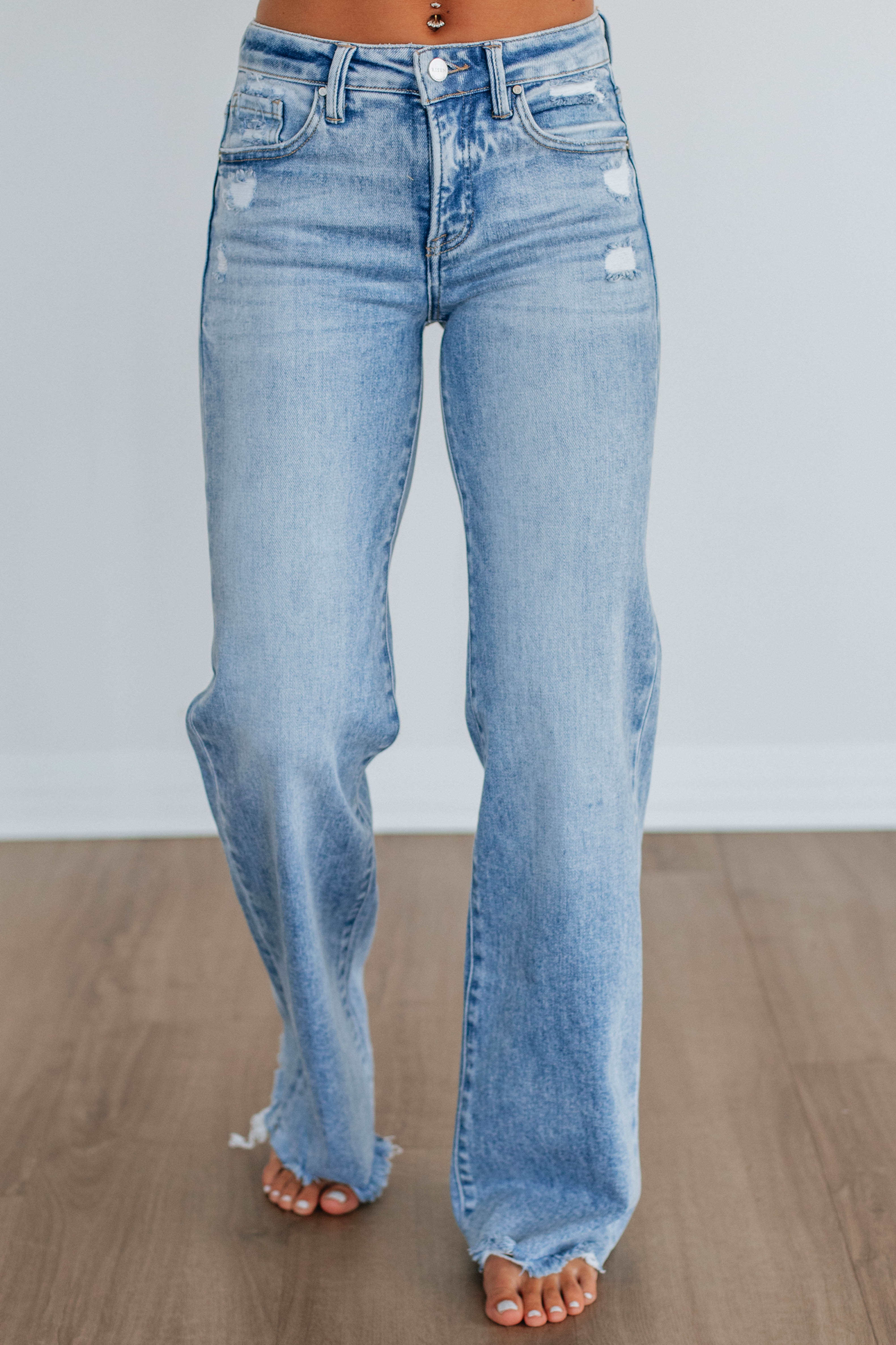 Adelyn Risen Jeans - Light Wash