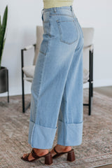 Cosette Wide Leg Pants - Medium Wash