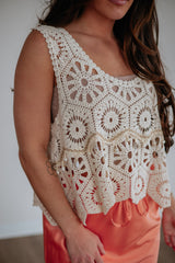 Elina Crochet Top