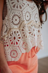 Elina Crochet Top