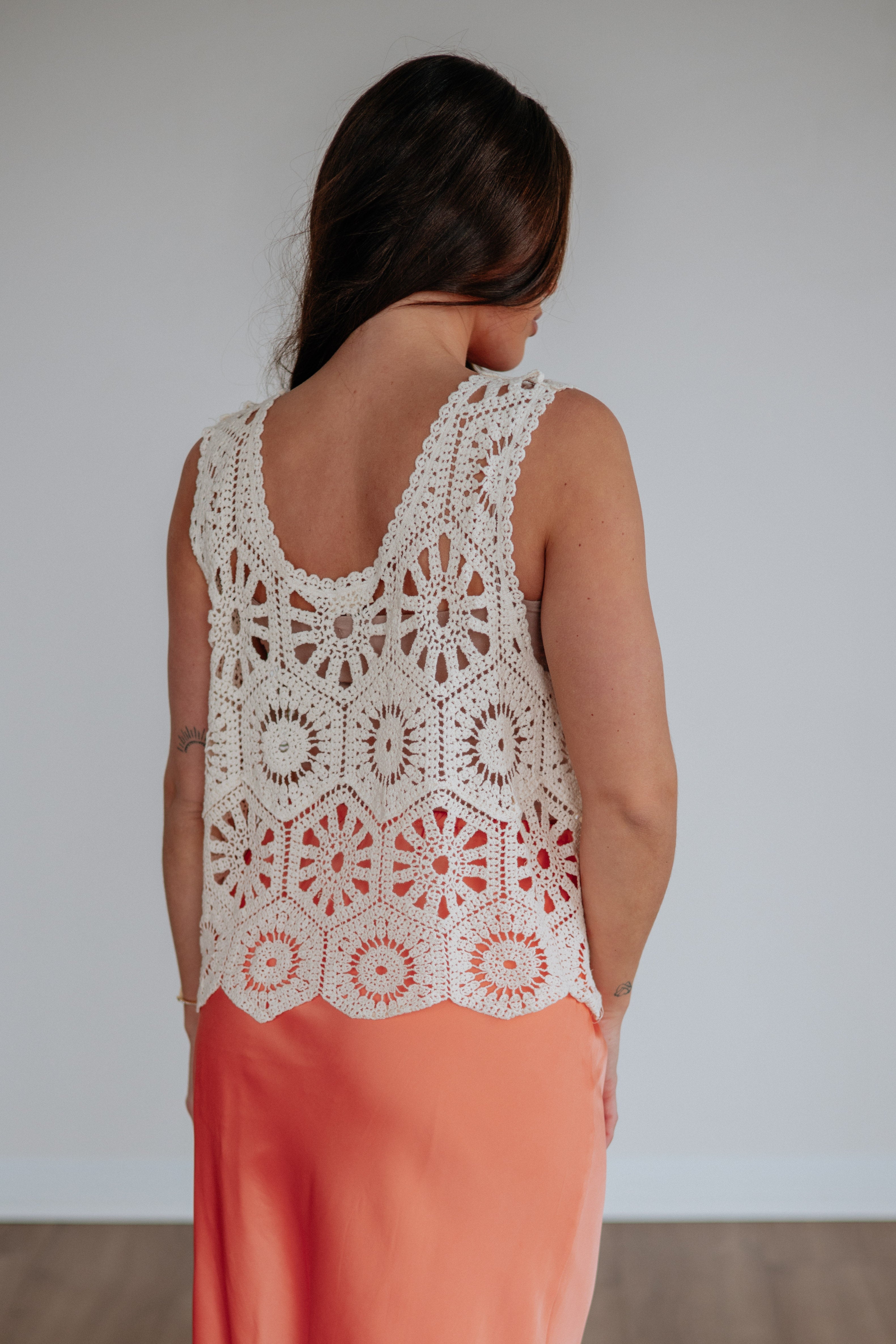 Elina Crochet Top