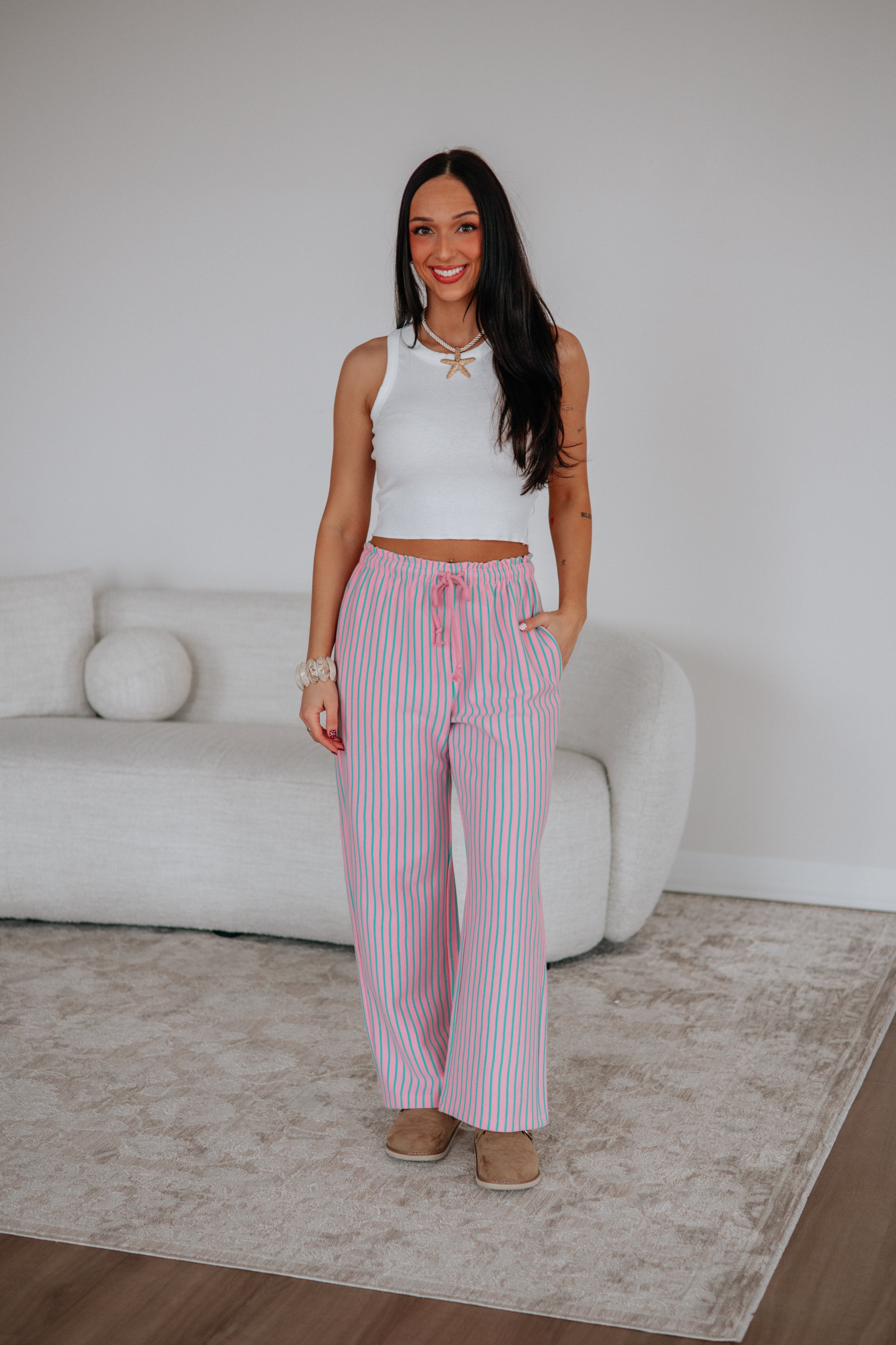 Devyn Striped Pants