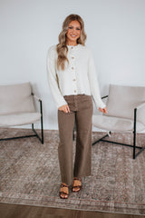 Hannah Wide Leg Pants - Cocoa
