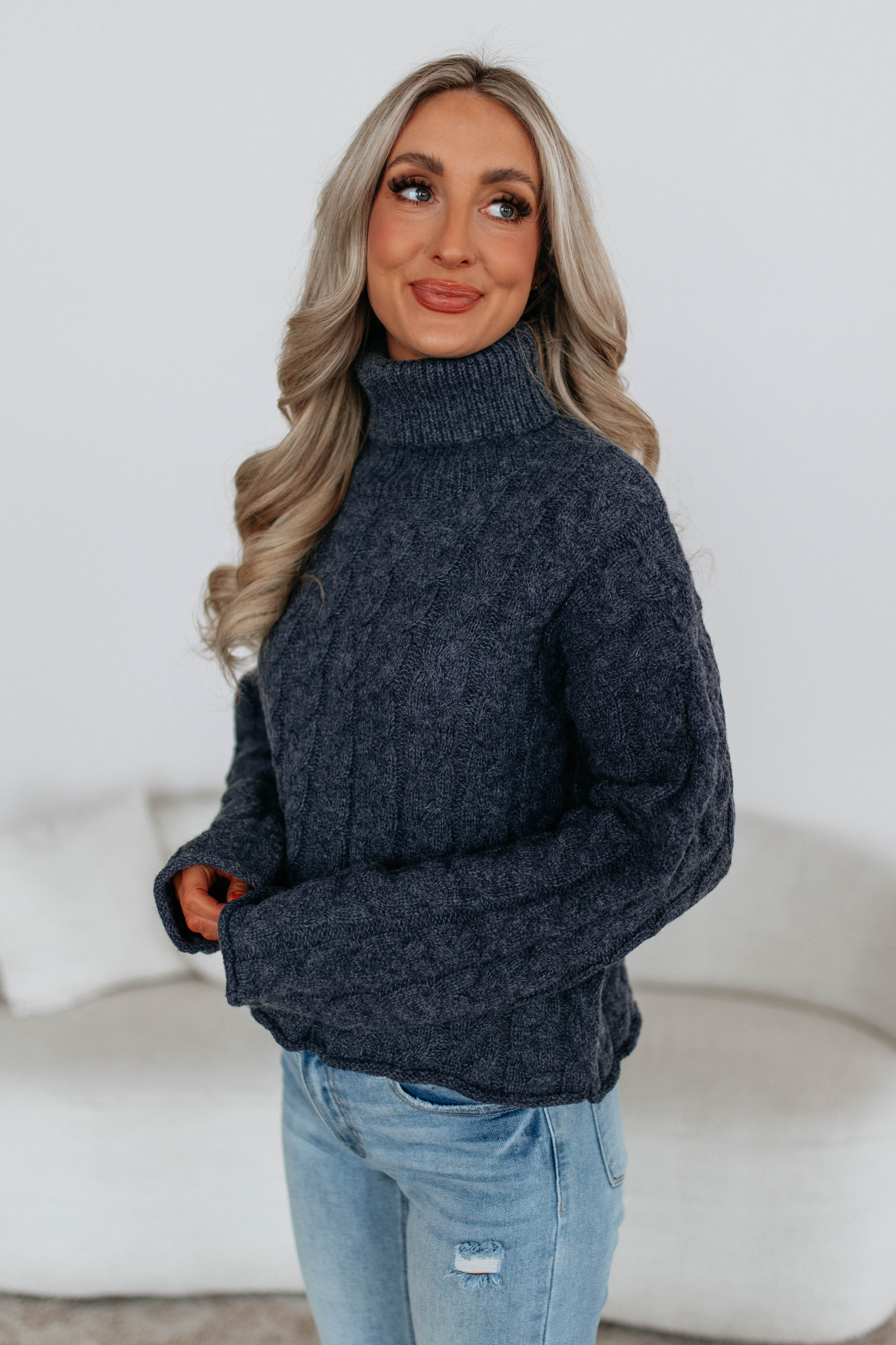 Kaylyn Cable Knit Sweater