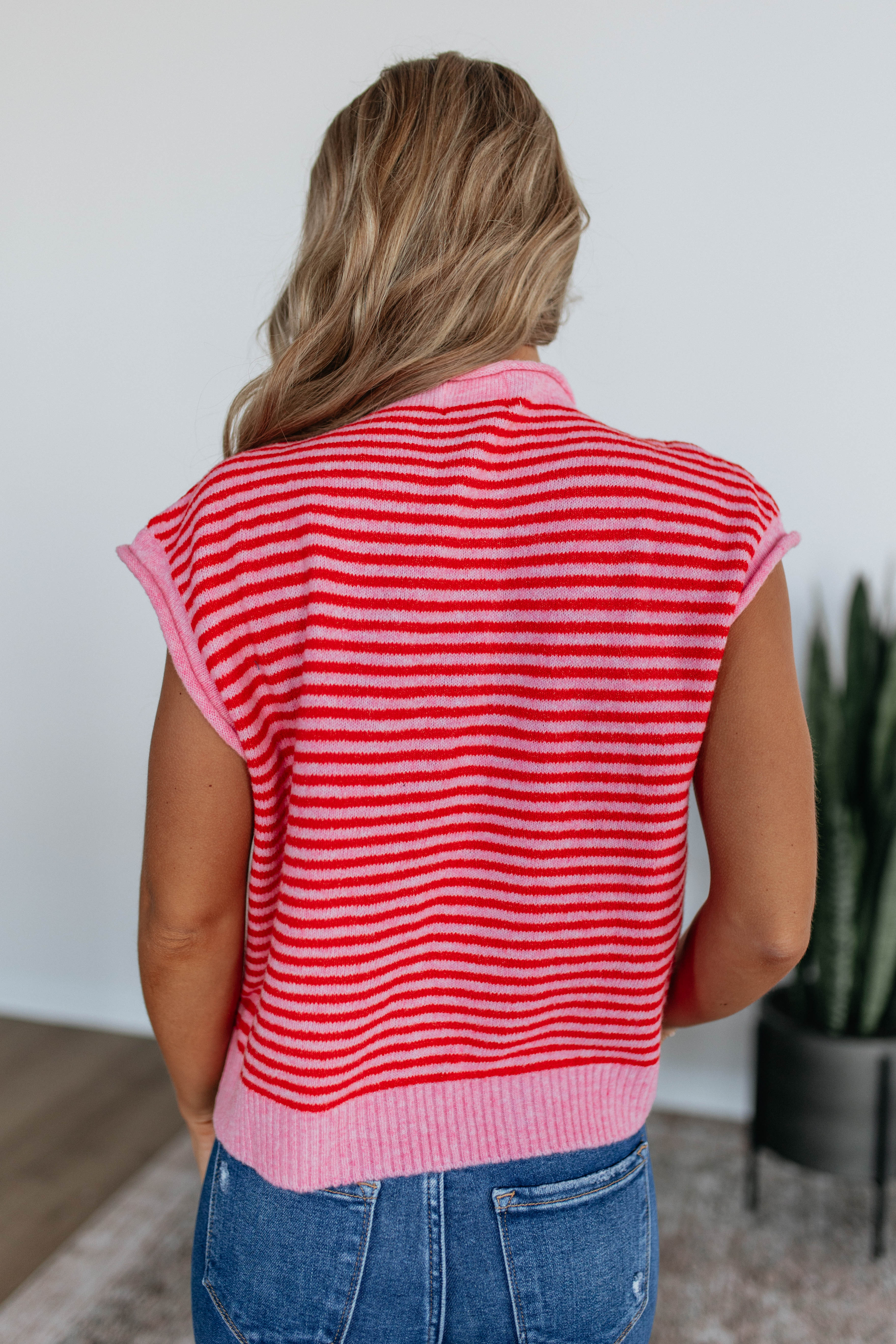 Amelia Striped Cardigan Top