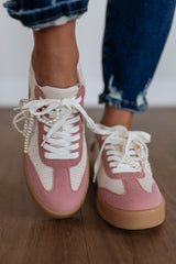Watch Your Step Sneakers - Mauve Mix