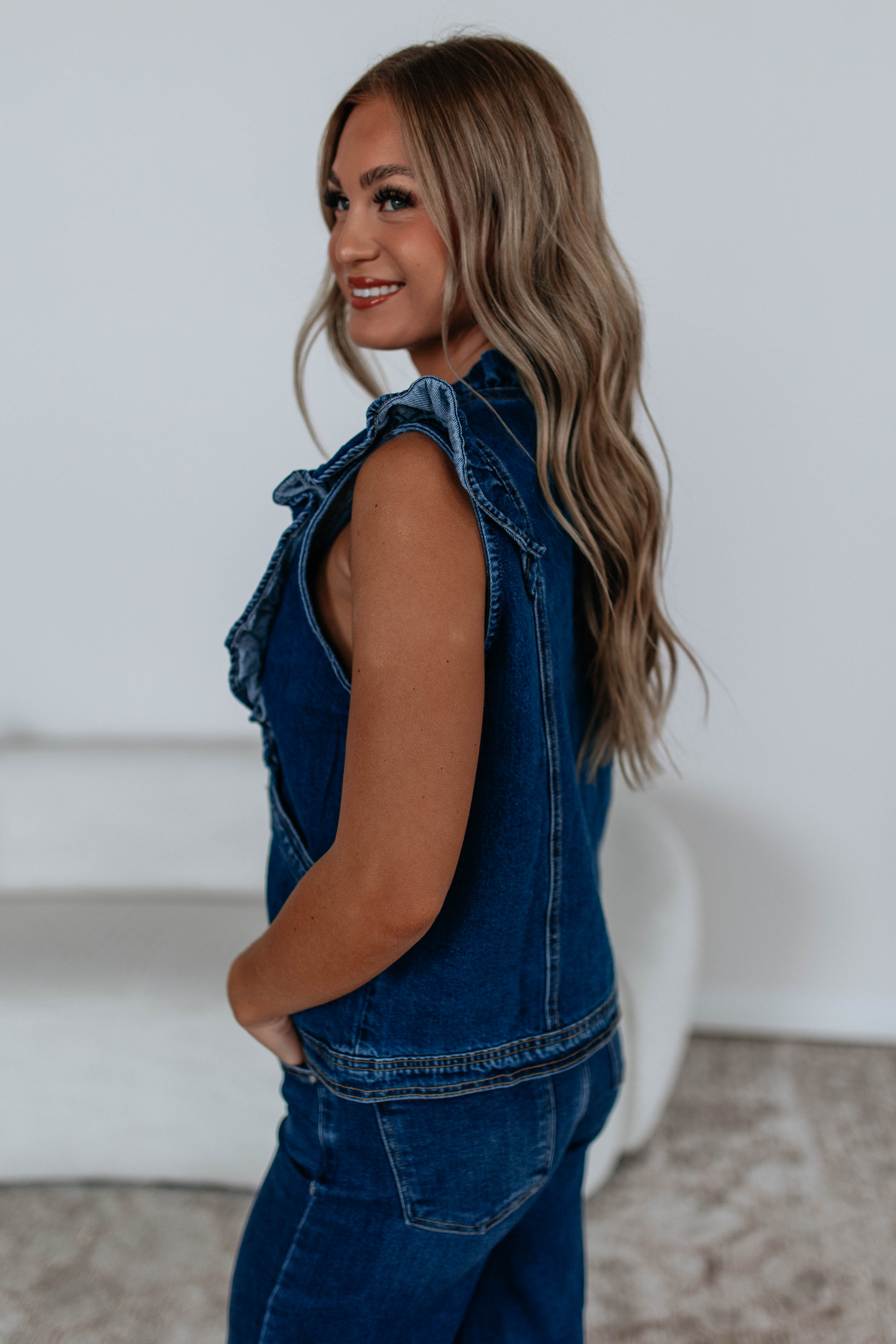 Aleah Denim Vest