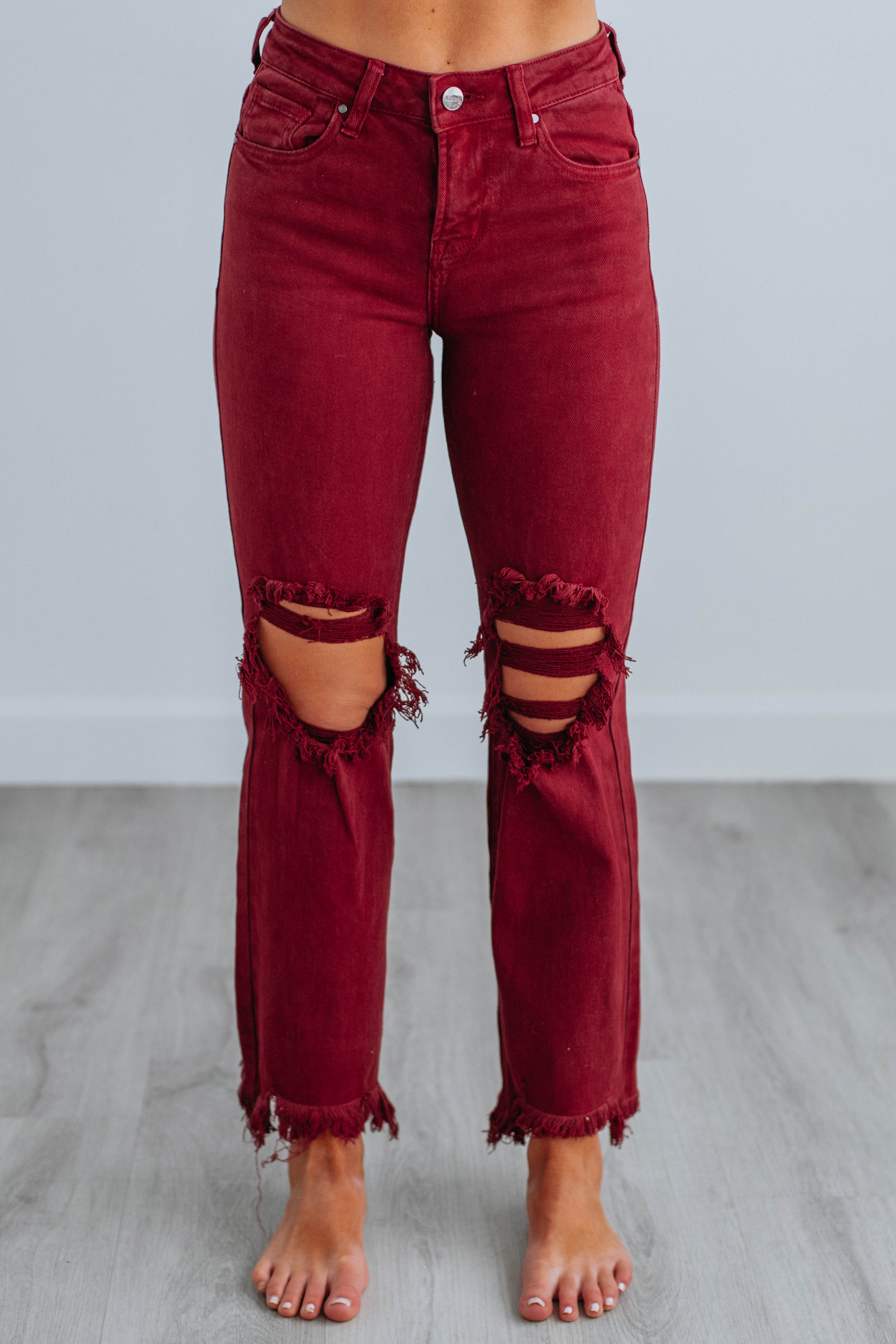 Willow Risen Jeans - Wine