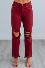 Willow Risen Jeans - Wine