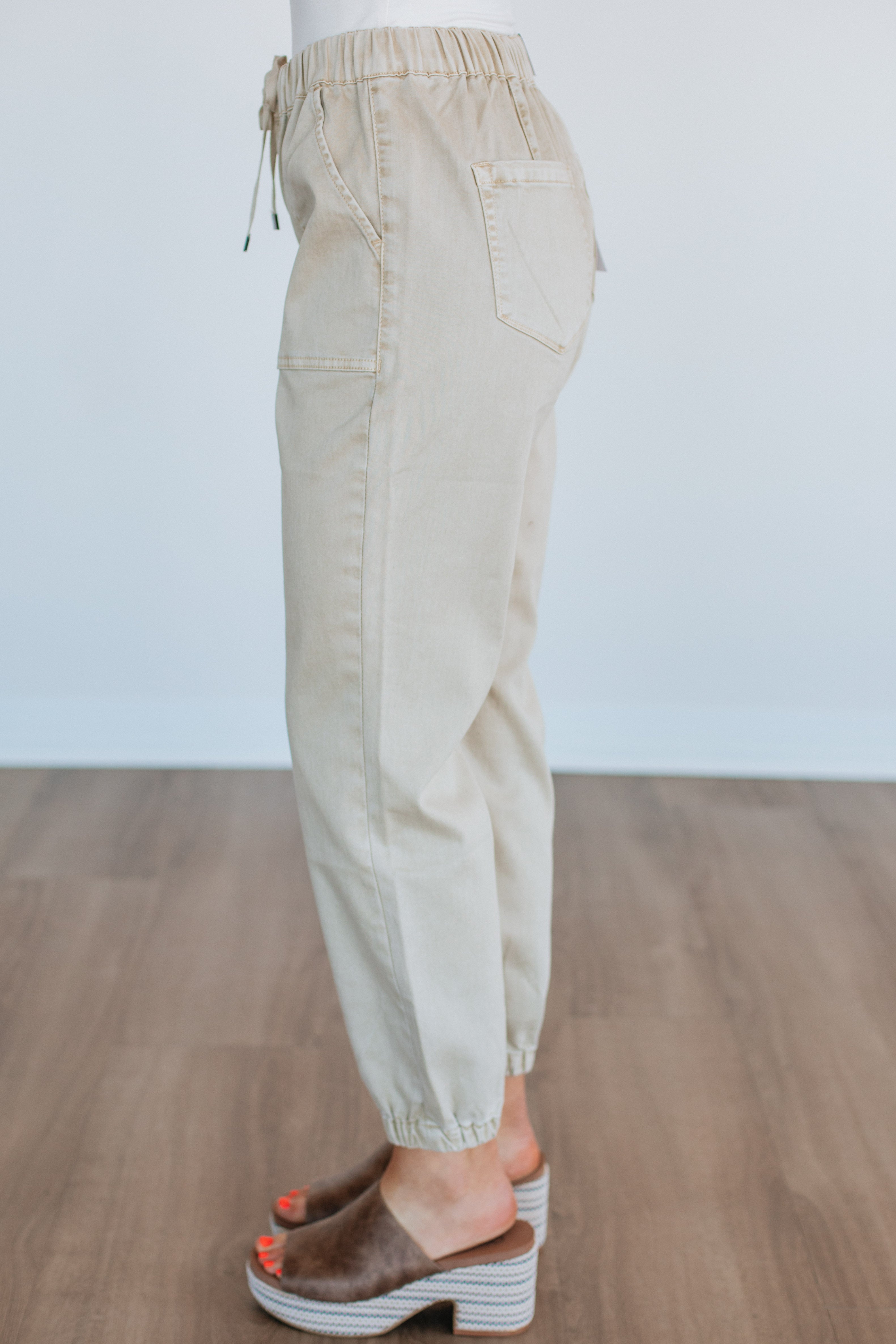 Drea Mica Joggers - Natural